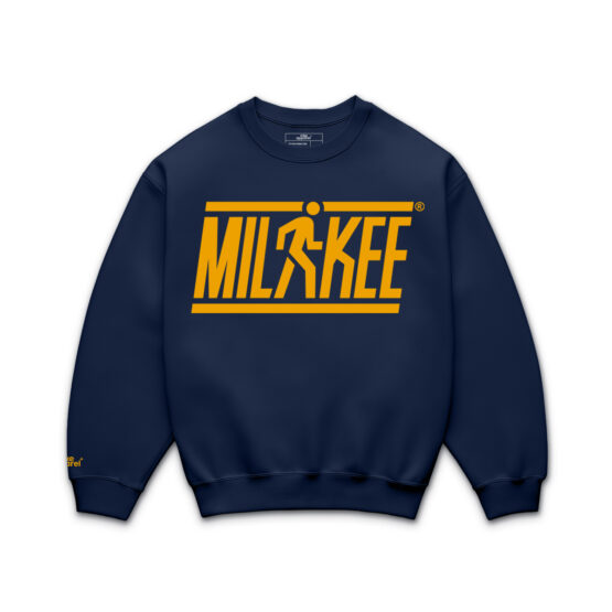 Navy | Gold Crewneck Sweatshirt